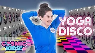 Cosmic Kids Yoga Disco | Washing Machine Song! | Kids Exercise Song and Dance ✨🕺💃 🎶