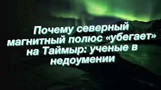 Почему северный магнитный полюс «убегает» на Таймыр: ученые в недоумении