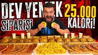 25.000 Calories HUGE Cheat Meal!!!