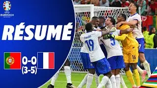 Portugal vs France | 0-0 (3-5) | Résumé | Coupe dEurope 2024 | france vs portugal