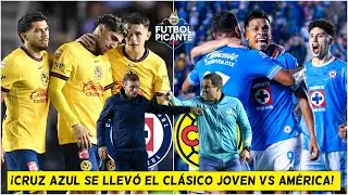 CRUZ AZUL GOLEA al AMÉRICA en el CLÁSICO JOVEN y se coloca LÍDER del APERTURA 2024 | Futbol Picante