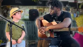 This young boy only sings old songs