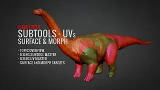 ZBrush Subtools, UVs, Surface and Morph (Full Tutorial at BadKing.com.au)