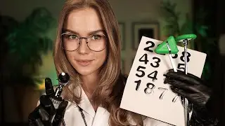 Fast ASMR Medical Doctors RP (Eye Exam, Focus Test, Face Exam & Hearing Test)