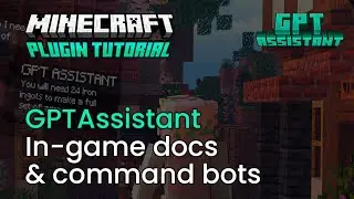 GPT Assistant with AI - Minecraft Plugin Tutorial