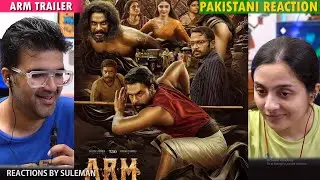 Pakistani Couple Reacts To ARM Trailer | Hindi | Tovino Thomas | Krithi Shetty | Jithin Laal