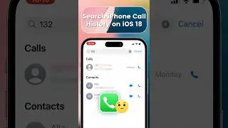 How to Search Call History on iPhone [iOS 18]