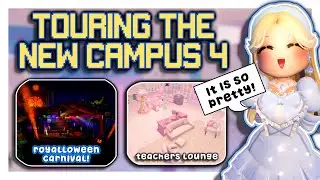 REALLY AMAZING TOUR OF CAMPUS 4 AND THE NEW ROYALLOWEEN CARNIVAL!!! My Honest Reaction To Campus 4!