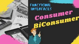 Java 8 Consumer | Java 8  BiConsumer | Pre defined Functional Interface | Java Shastra