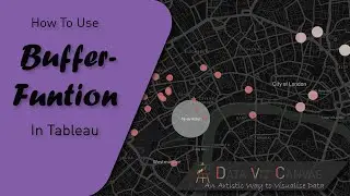 How to use Buffer Calculation in tableau for Spatial Analysis |Mapbox| Tableau Map