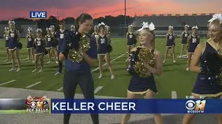 CBS 11 Pep Rally Keller High School: Cheer Leaders