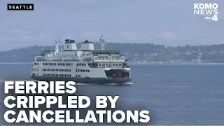 Washington state ferry cancellations cripple service before the busy Labor Day weekend