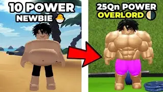 I Went From NOOB To PRO In Gym League! (Roblox)