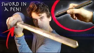 Make Riptide (Expandable Pen Sword) From Percy Jackson! - Full Metal, Low Cost Build