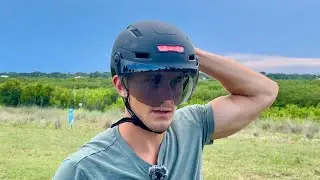 Ride In Style! Reviewing The LED Visor Bike Helmet From Amazon.