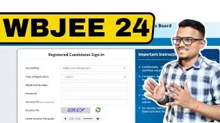 Registration Started !! | WBJEE 2024 Counselling Registration