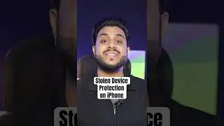 Stolen Device Protection on iPhone | Protect your iPhone when it gets stolen #ios #hassangovani