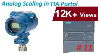 How to Program Analog inputs 4 to 20mA with TIA portal S7-1200 PLC  || Lesson# 10
