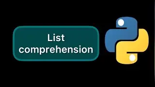 list comprehension boolean example in Python 