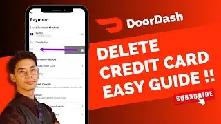 Delete Credit Card from DoorDash !