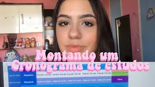 MONTANDO UM CRONOGRAMA DE ESTUDOS 💖📚 | Ana Clara Lopes ❤️