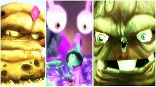 Tak and the Guardians of Gross (All Bosses) Wii