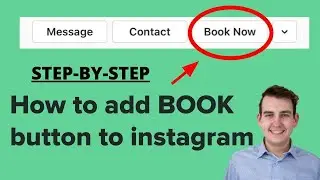 How To Set Up BOOK NOW Button on Instagram - 2021