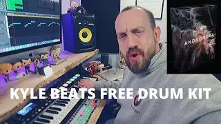 I MADE THE MOST CHILL BEAT W/ KYLE BEATS FREE DRUM KIT | Andromeda Drum Kit | Logic Pro X