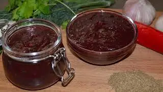 Tkemali from plums for the winter, a classic delicious Georgian sauce recipe!