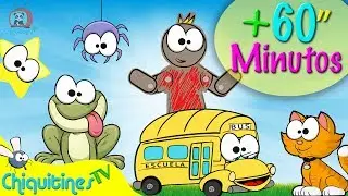 60 minutos de música infantil  - ChiquitinesTV