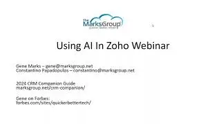 Zoho and AI: What You Need To Know