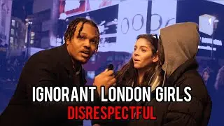 Dude Puts Two Ignorant London Girls On Blast in the Center Of London