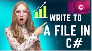 How to write to a text file in C# using Visual Studio | StreamWriter | C# Tutorials