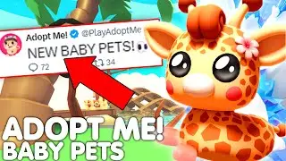 😍*NEW* BABY PETS UPDATE!😱 ADOPT ME NEW BABY GIRAFFE PET IDEAS! (CONCEPTS!) ROBLOX