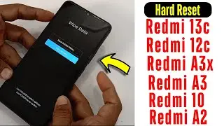 Redmi Xiaomi Hard Reset | All Redmi Phone (Factory Reset) Without Pc 2024