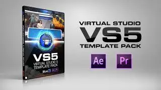 Virtual Studio 5 After Effects and Premiere Pro template pack