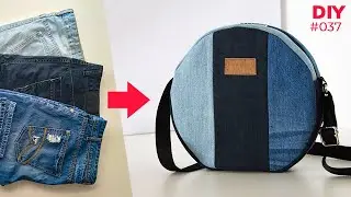 DIY Old Jeans Bag / How to Sew a Bag of Recycled Jeans