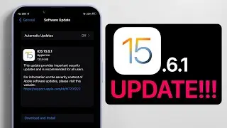 iOS 15.6.1 (RECOMMENDED) Important Update Released by Apple