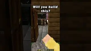 Minecraft simple Dog Door #shorts