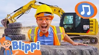 Excavator Song! | Blippi Music Videos | Blippi Toys