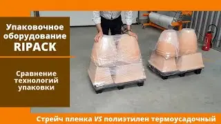 RIPACK: сравнение технологий транспортной упаковки продукции на паллете