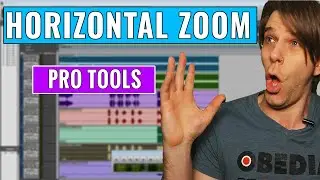 How to use Horizontal Zoom in Pro Tools -- OBEDIA.com Avid Pro Tools Training and Tech Support