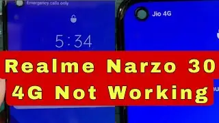 Realme Narzo 30 Network Problem Solution/Technical Mukky