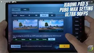 Xiaomi Pad 5 test game PUBG Ultra 90 FPS