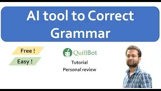 How to check Grammar using AI tool. Free AI tool to correct grammar. Improve English writing.