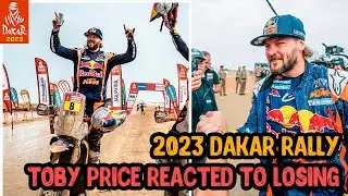 Toby Price Reacted to Kevin Benavides Losing 43 Seconds. 2023 Dakar Rally