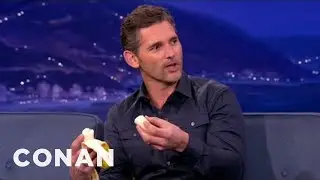 Eric Bana Eats A Banana For The Internet | CONAN on TBS