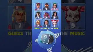 GUESS the FORTNITE SKIN by the MUSIC (free 1000 V-Bucks code) - tusadivi #shorts