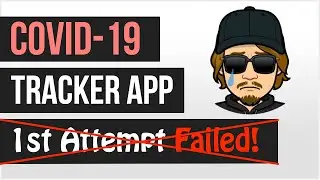 Attempt to create a COVID-19 Tracker App! NO CODE attempt FALED!