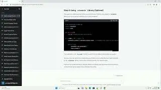 Python script with schedule through windows terminal